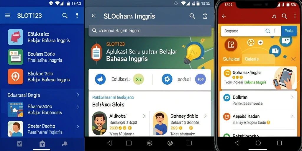 Antarmuka aplikasi SLOT123 yang interaktif dan mudah digunakan.